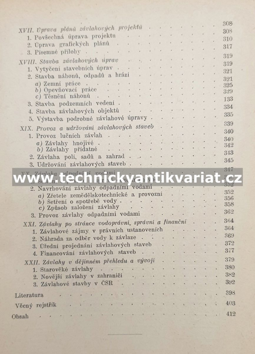 Závlahové meliorace - Karel Jůva (1946)