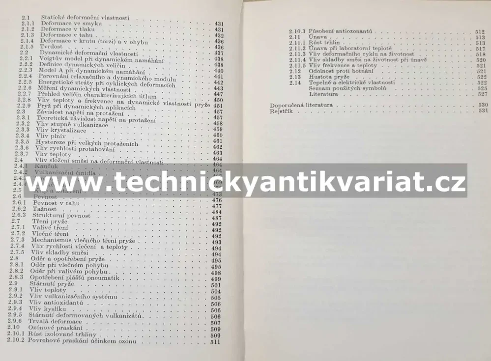 Zpracování kaučukových směsí a vlastností pryže - Ivan Franta (1969)
