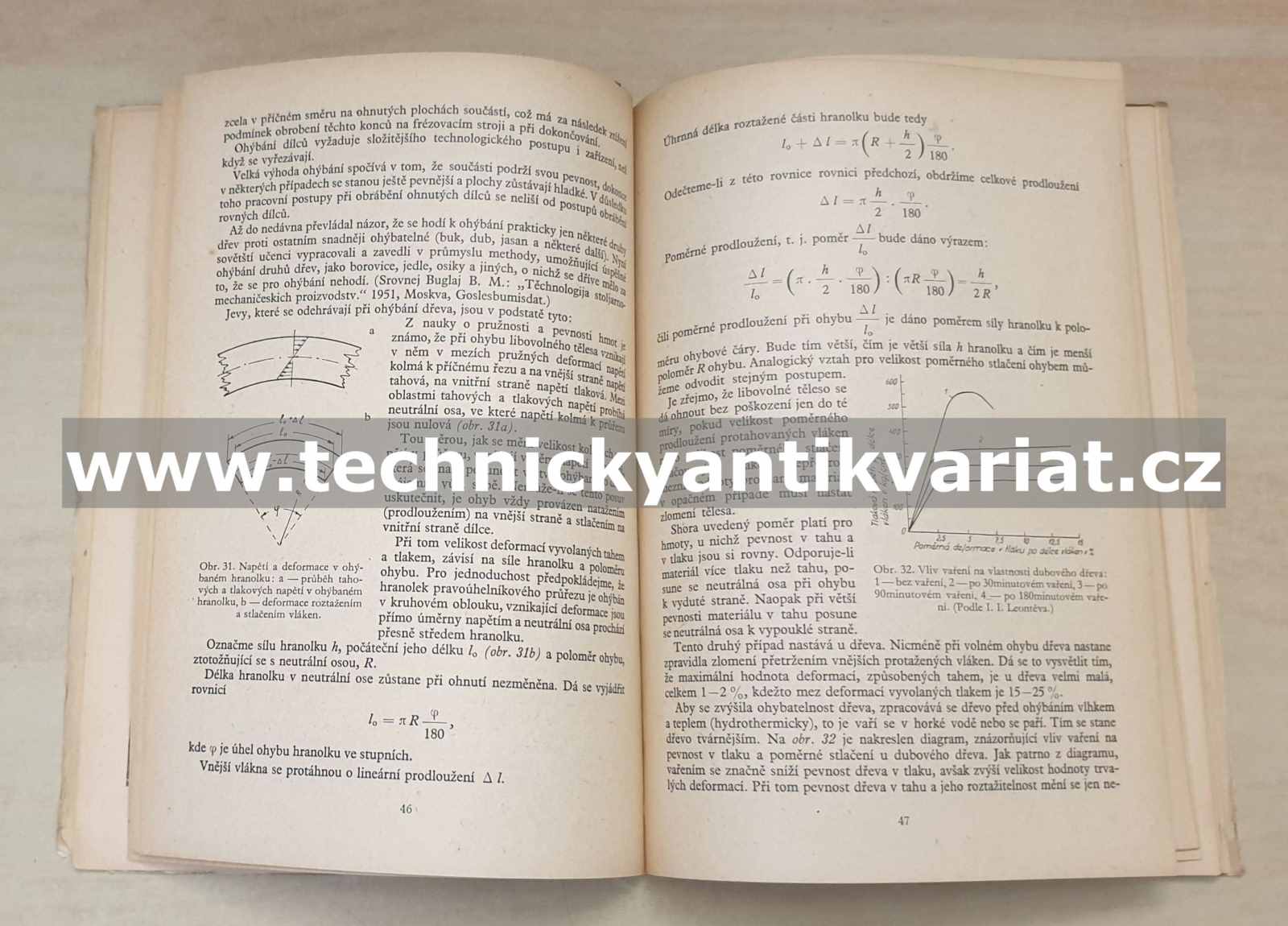 Ohýbaný nábytek - Jaroslav Vaněk (1952)