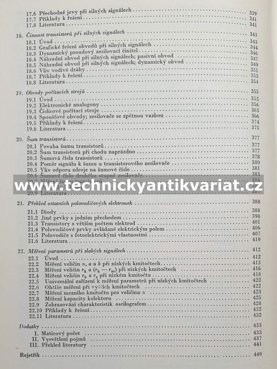 Základy transistorových obvodů - R.F.Shea (1958)