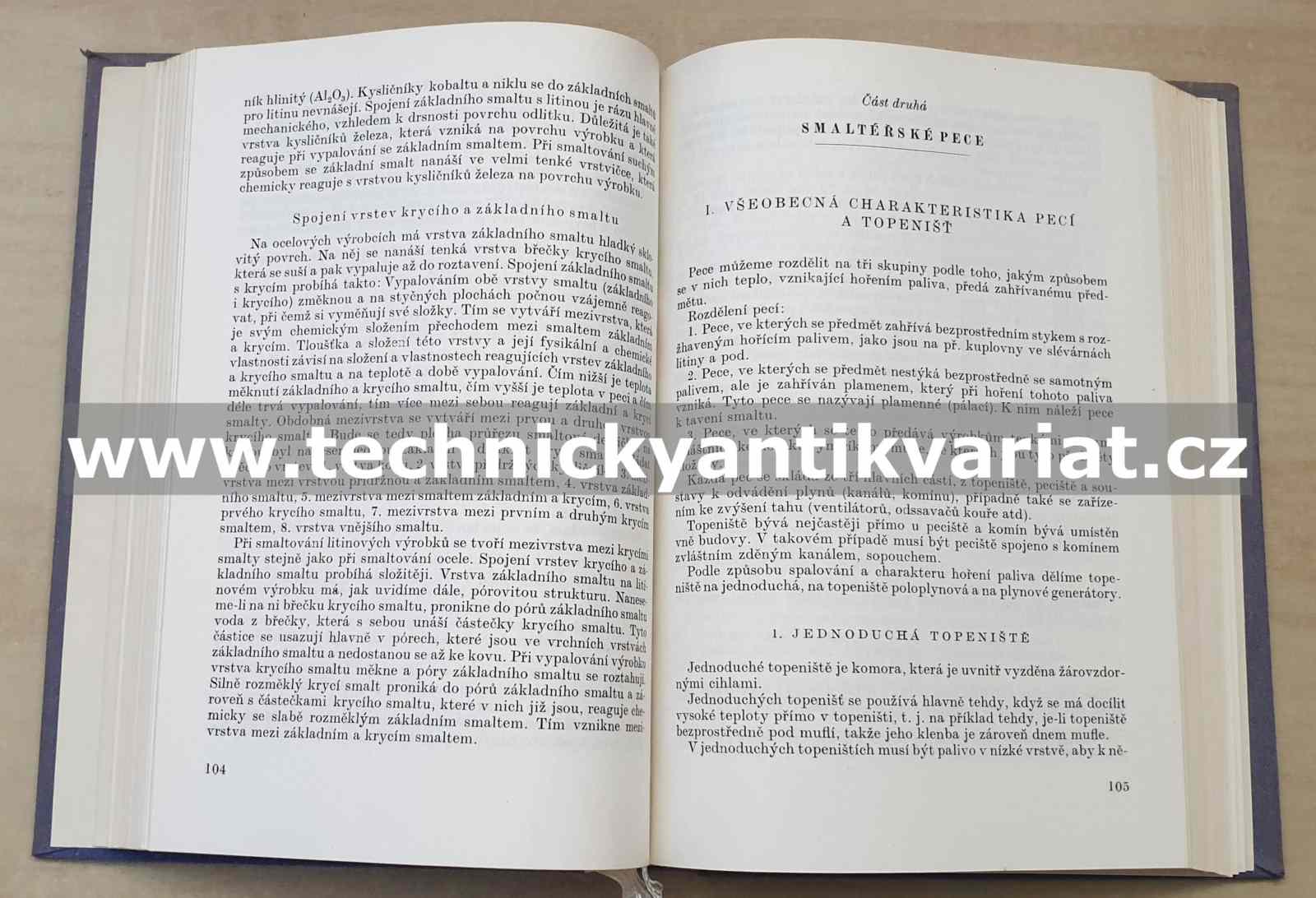Technologie smaltování kovových výrobků - V. J. Lokšin (1955)