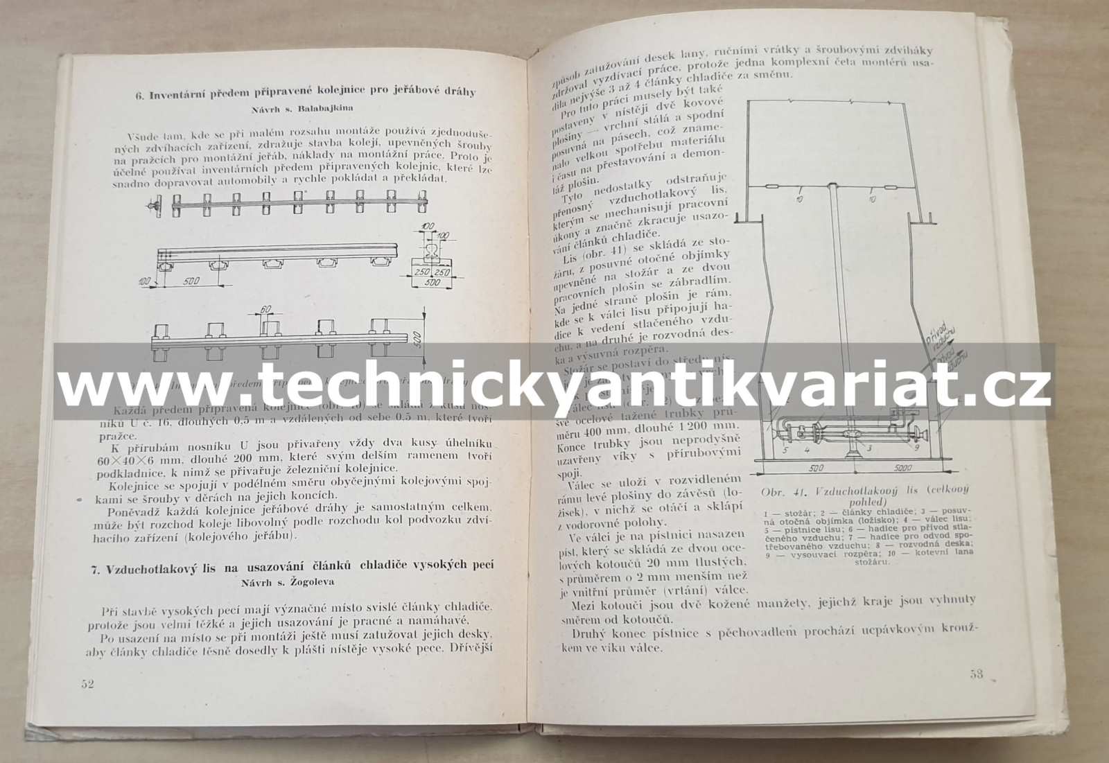 Lehké jeřáby a účelné pomůcky pro montáž ocelových konstrukcí - K.J. Jemelin (1953)