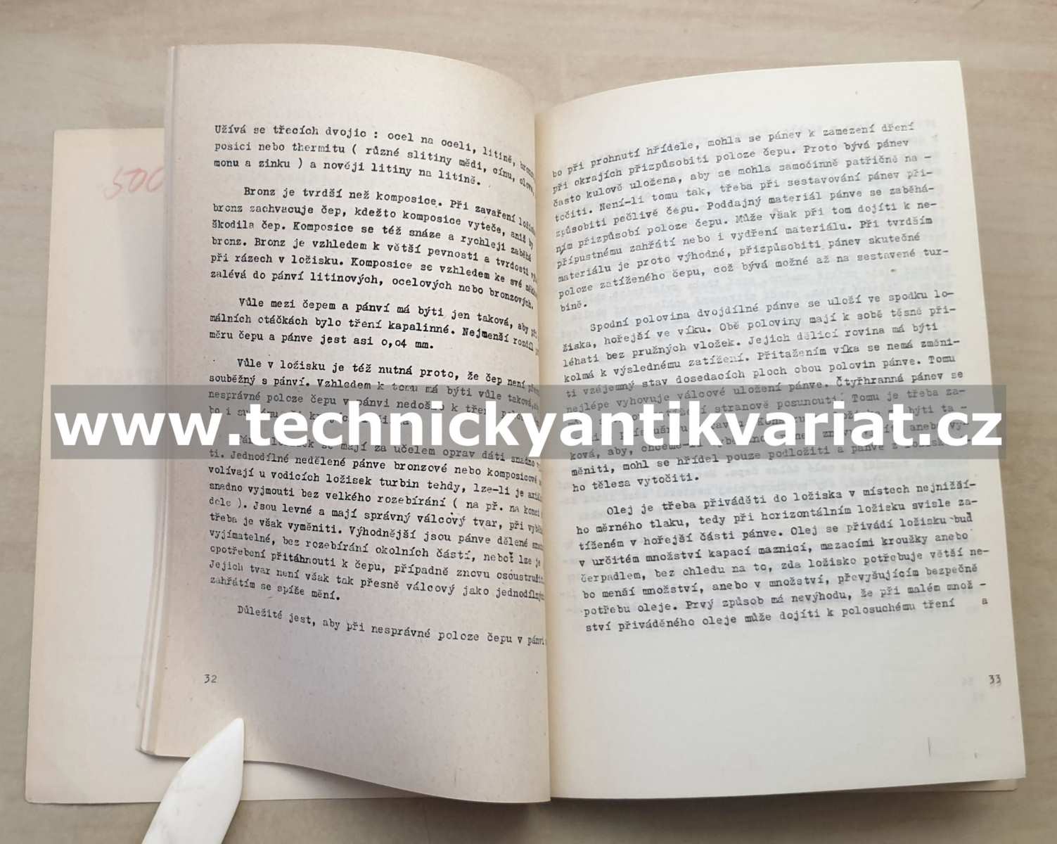 Provozní teploty ložisek vodních turbín - Jaroslav Hrdý (1954)