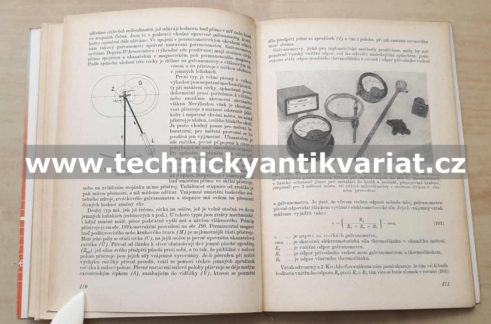 Měření teploty - Šindelář, Krupka (1955)