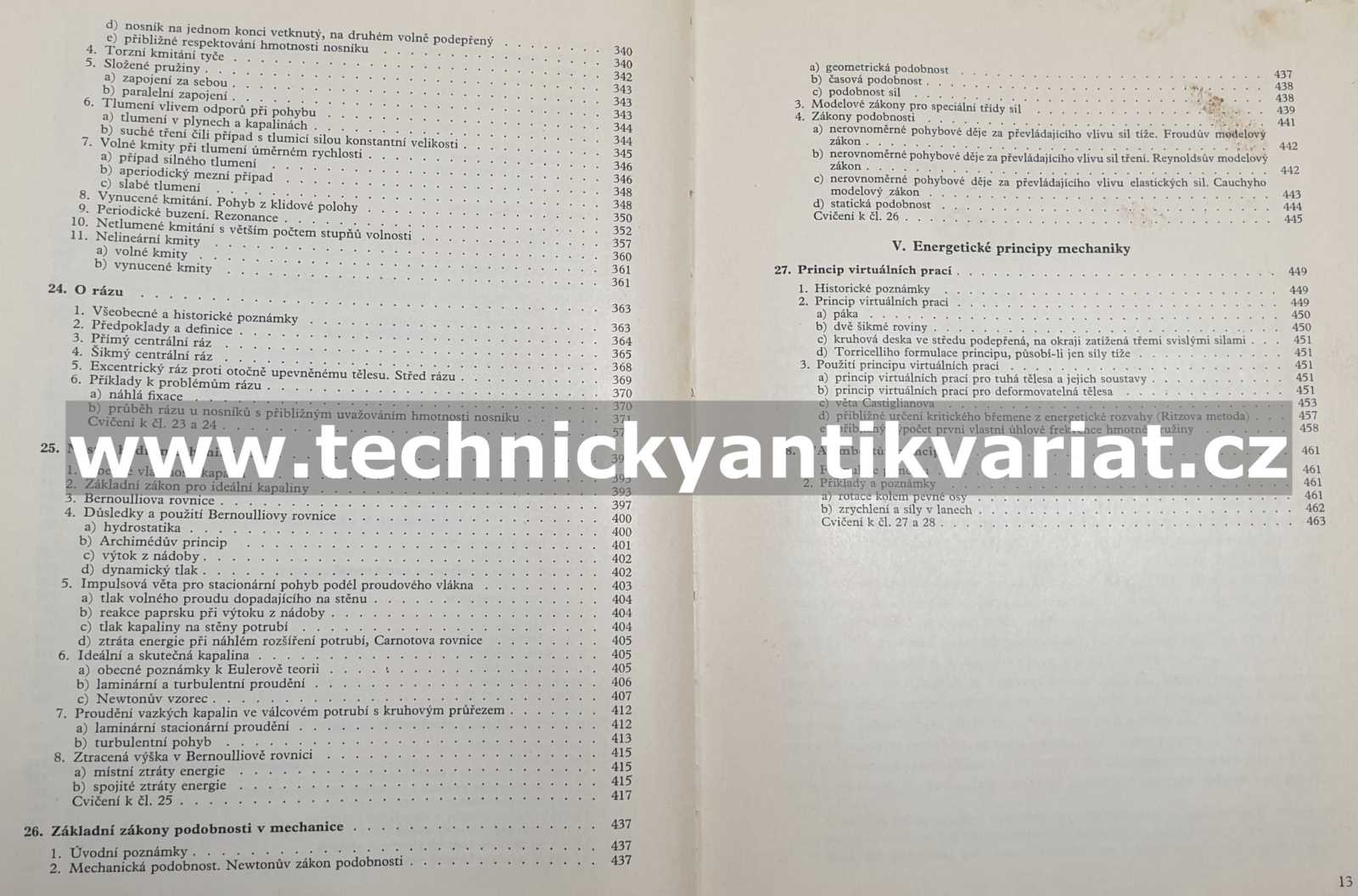 Mechanika tuhých těles a kapalin - István Szabo (1967)