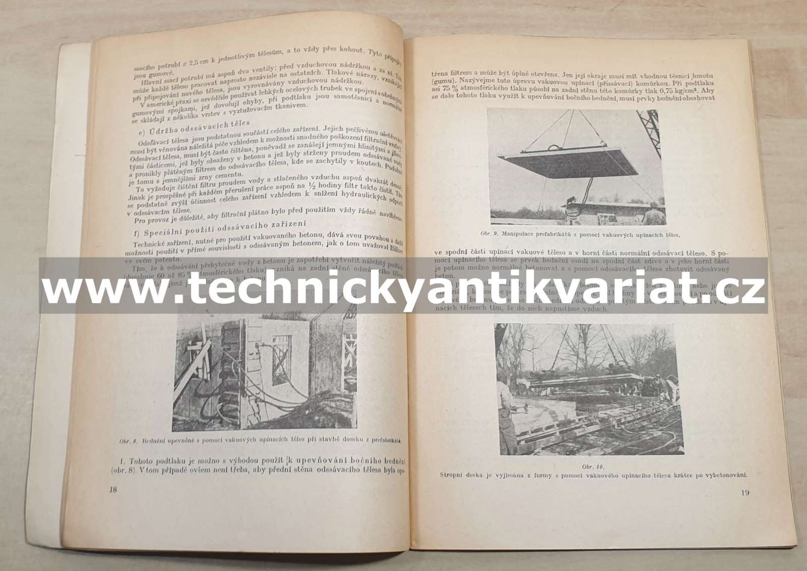 Vakuovaný beton - Oldřich Valenta (1953)