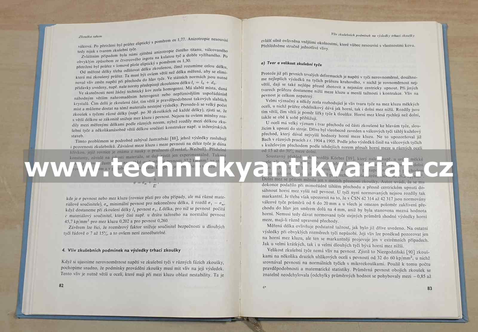 Základní zkoušky kovů a jejich teorie - Vojtěch Jareš (1966)