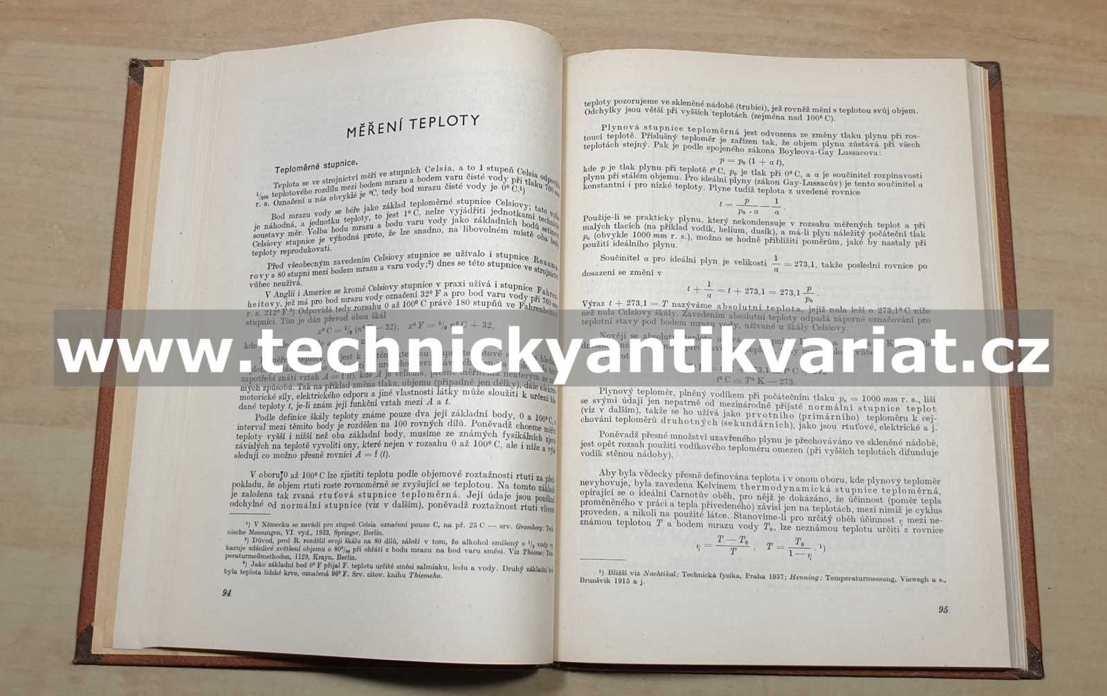 Technická měření ve strojnictví - tlak, teplota a vlhkost - Vladimír Teyssler (1947)