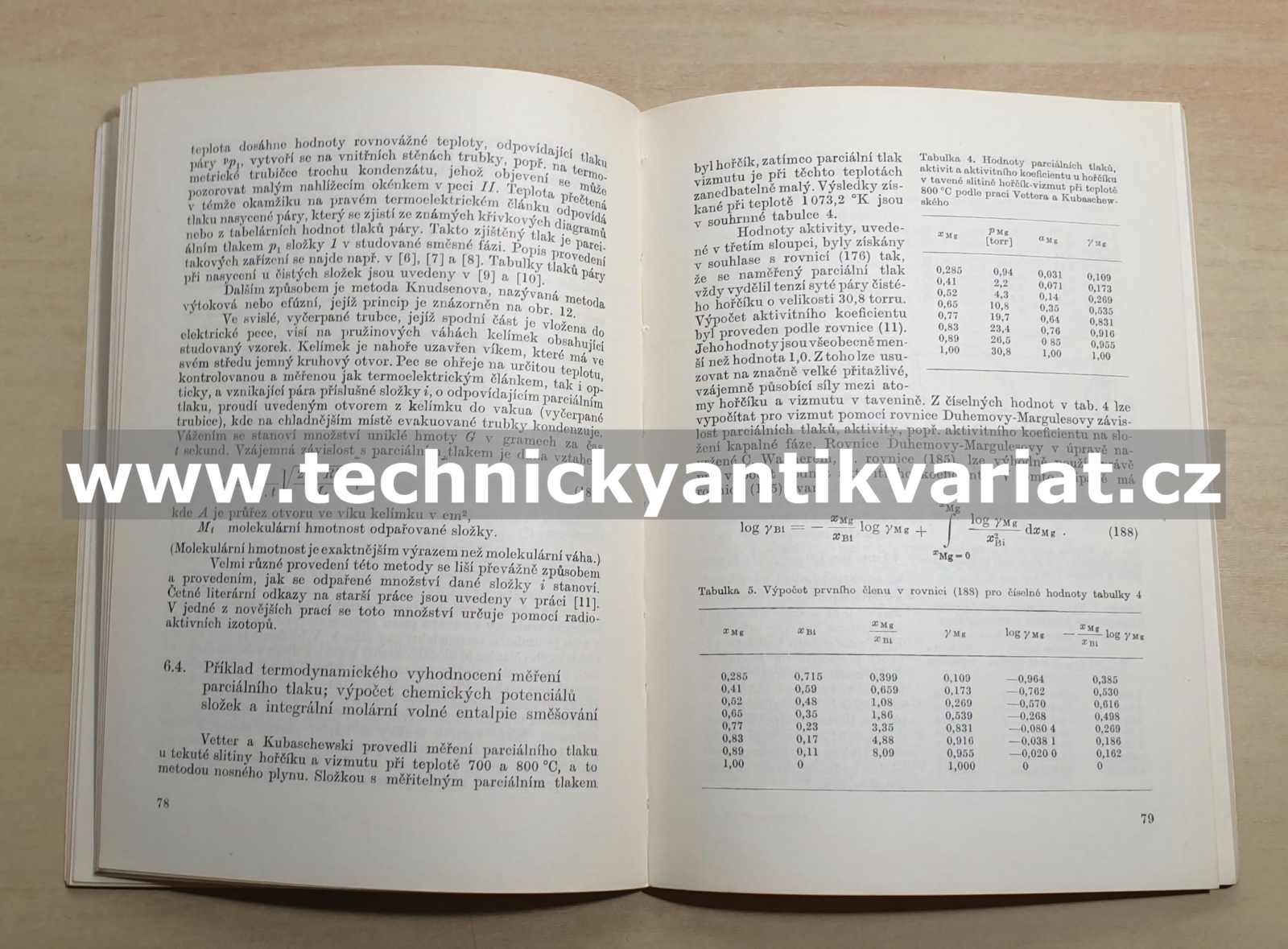 Úvod do termodynamiky směsných fází - W. Mannchen (1969)