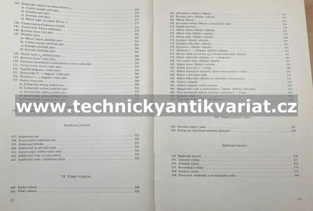 Technická termodynamika - Josef Kalčík (1963)