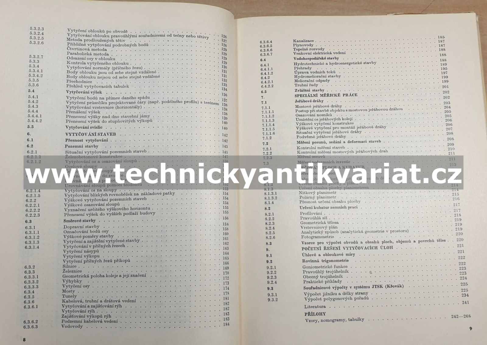 Měřické práce na stavbách 1,2 - Staněk, Svoboda (1972, 1973)