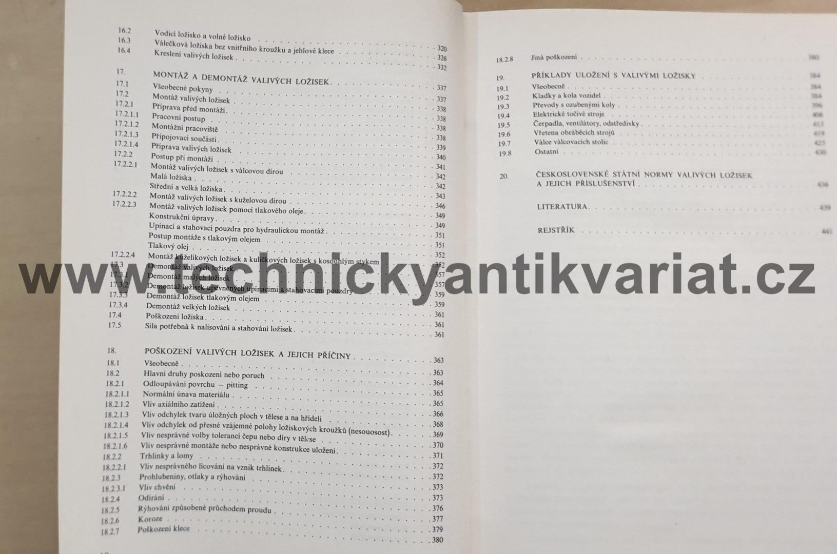 Technika uložení s valivými ložisky - Jan Frohlich (1978)