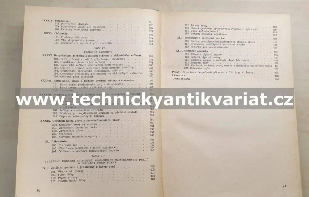 Bezpečnostní technika a požární ochrana v chemickém průmyslu - J.S.Rojzen (1955)
