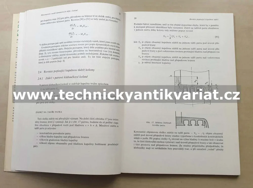 Dynamika rektifikačních kolon - Jiří Závorka (1978)