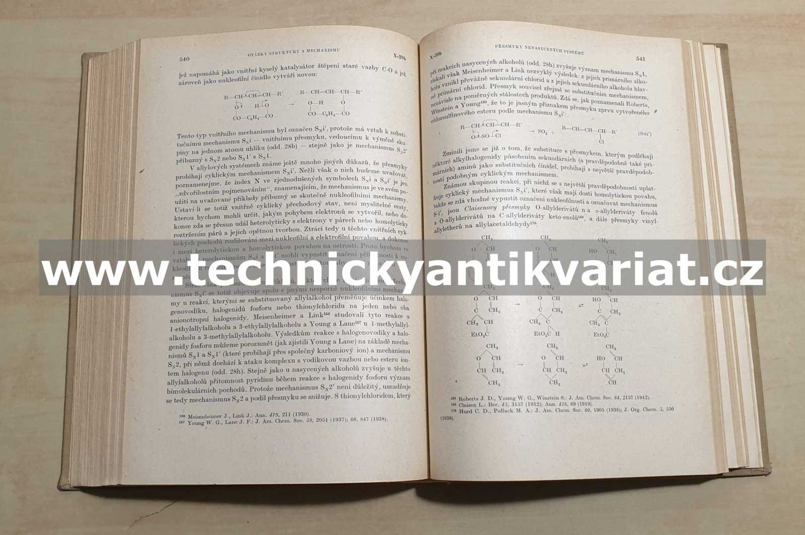Otázky struktury a mechanismu v organické chemii - C.K.Ingold (1957)