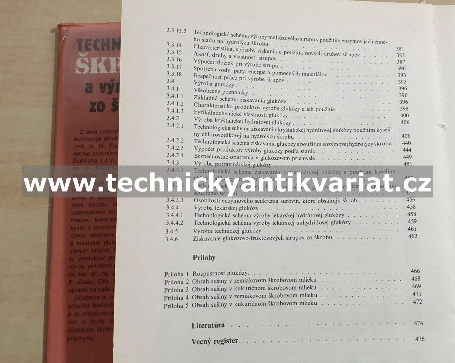 Technologia škrobu a výrobkov zo škrobu - Nikolaj Trebukov (1987)
