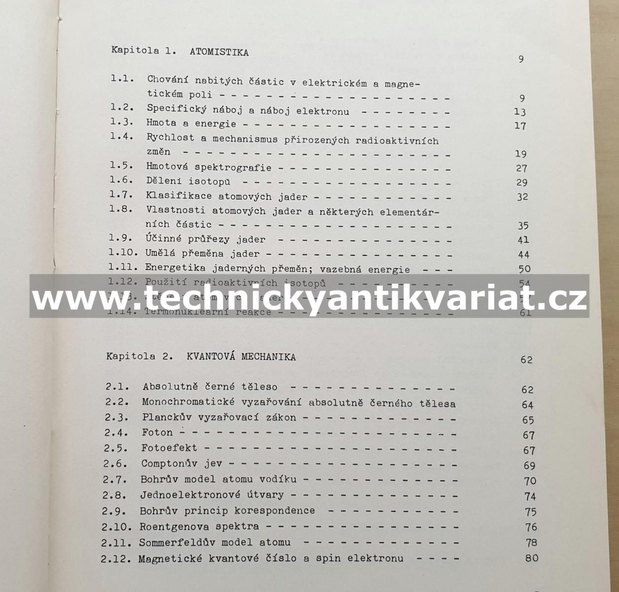 Fysikální chemie v otázkách 1,2,3 (1975, 1975, 1976)