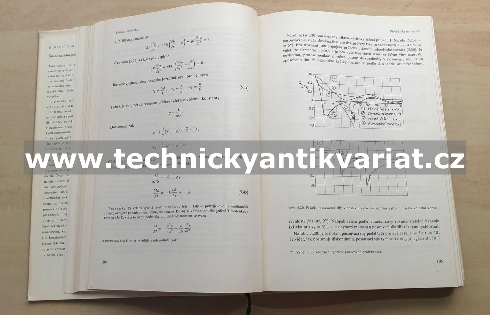 Šíření napěťových vln a rázy v tělesech - Rudolf Brepta, Miroslav Prokopec (1972)