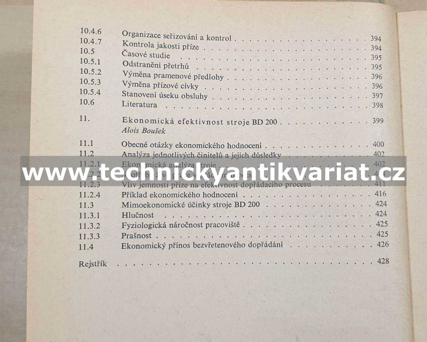 Bezvřetenové předení - Václav Rohlena (1974)