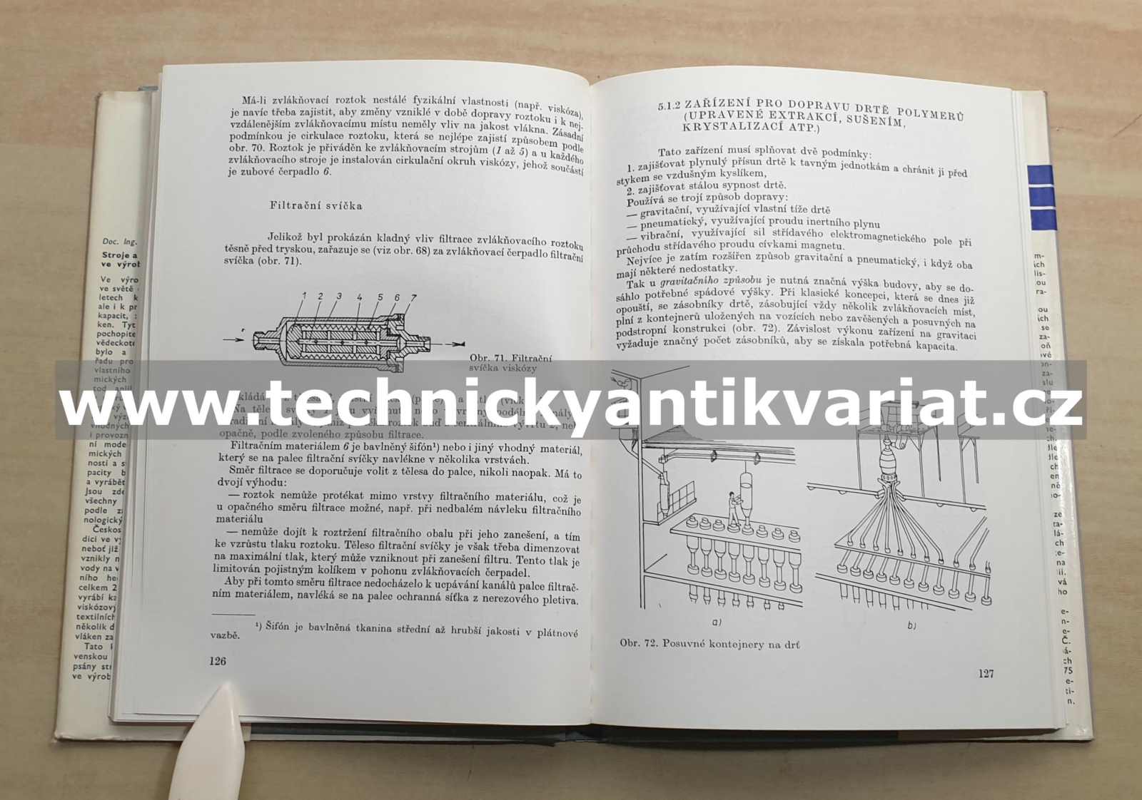 Stroje a zařízení ve výrobě chemických vláken - Vilém Rychlík (1981)