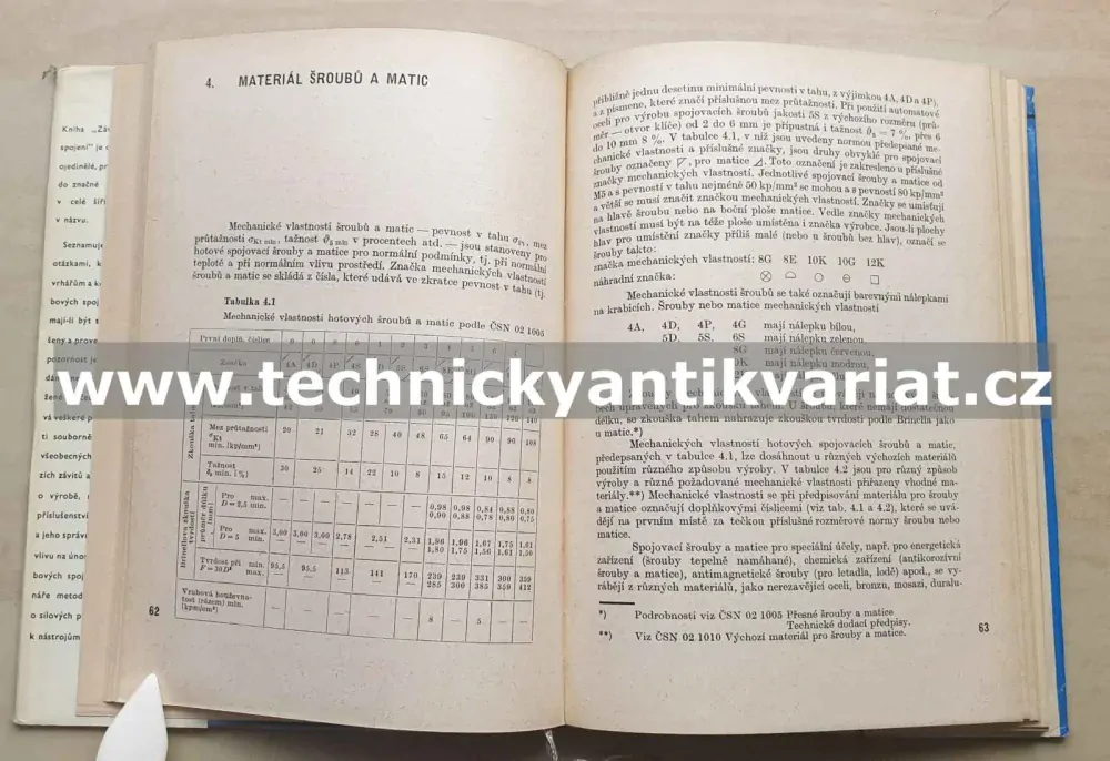 Závitová a šroubová spojení - František Pospíšil (1968)