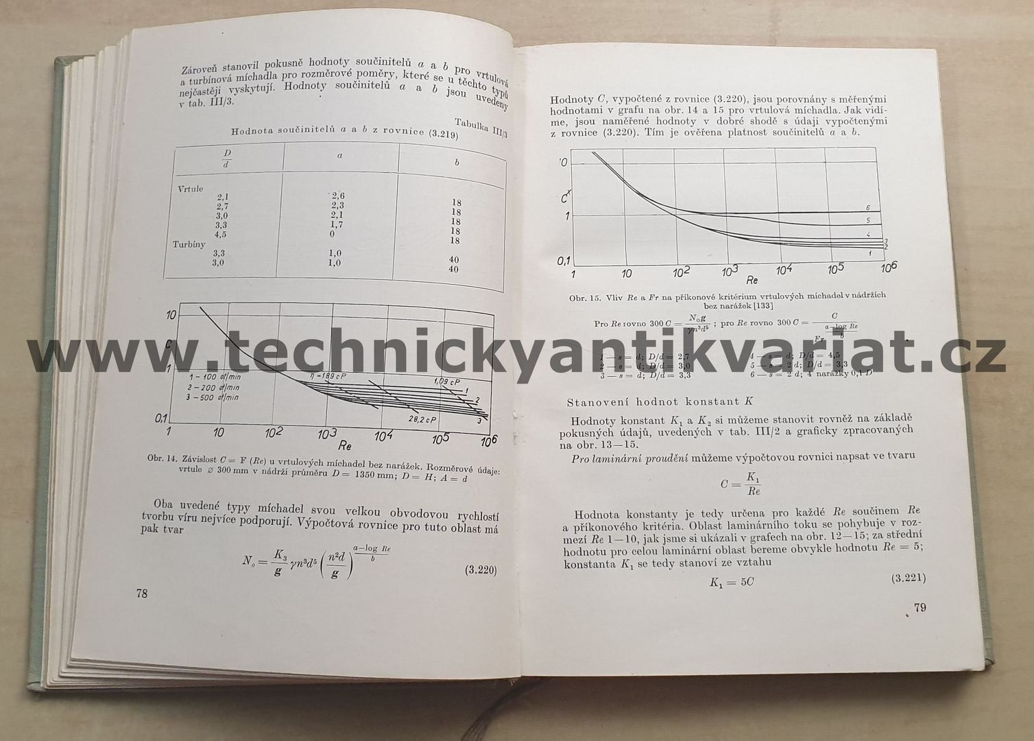Míchání v chemickém průmyslu - Z.Štěrbáček, P.Tausk (1959)