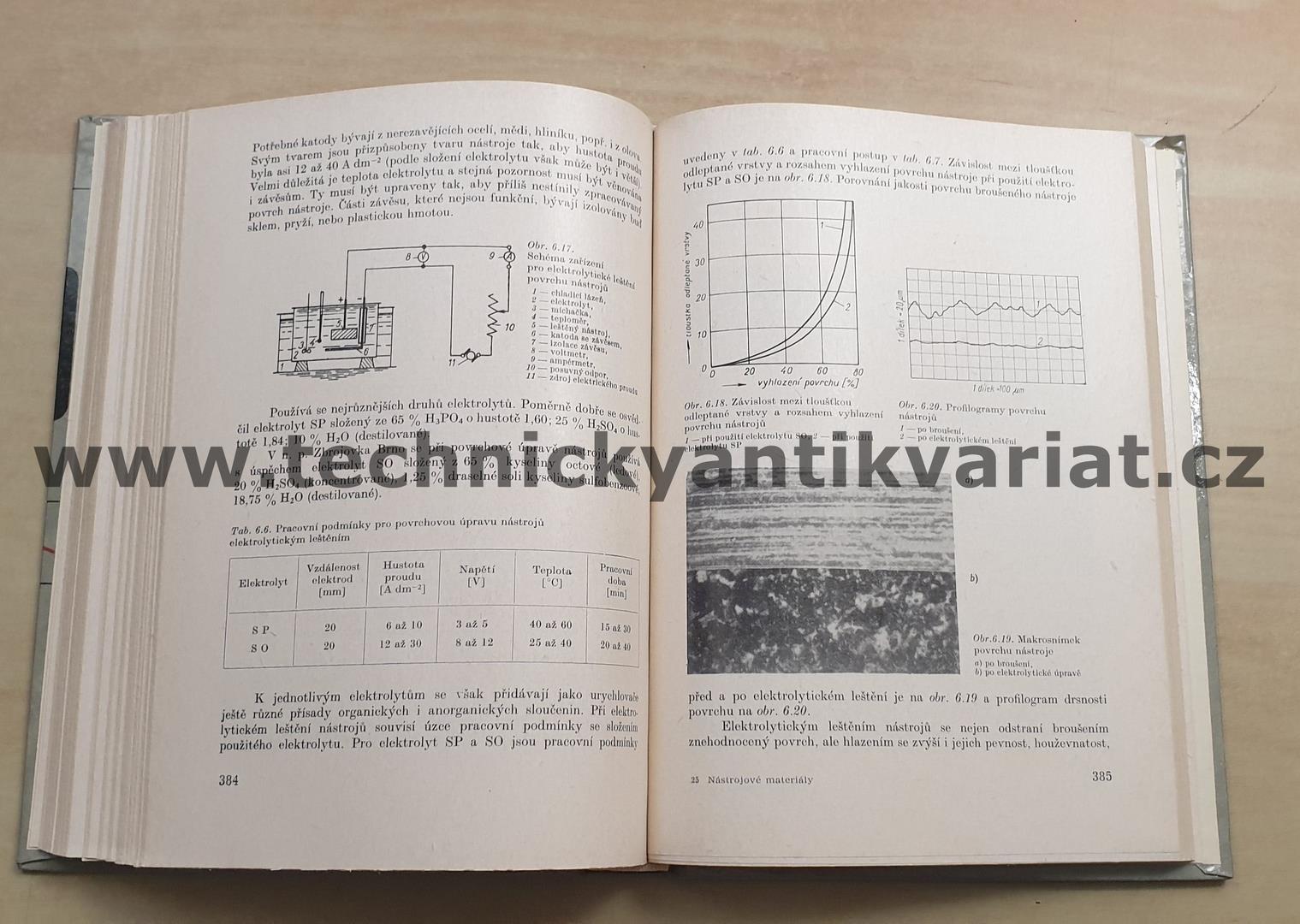 Nástrojové materiály a tepelné zpracování nástrojů - Morávek, Babrovský (1975)