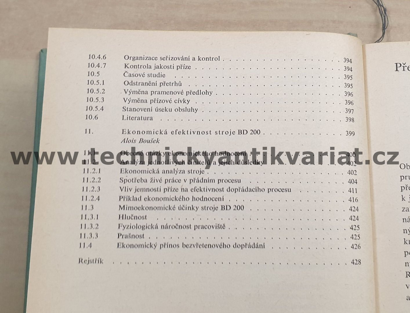 Bezvřetenové předení - Václav Rohlena (1974)