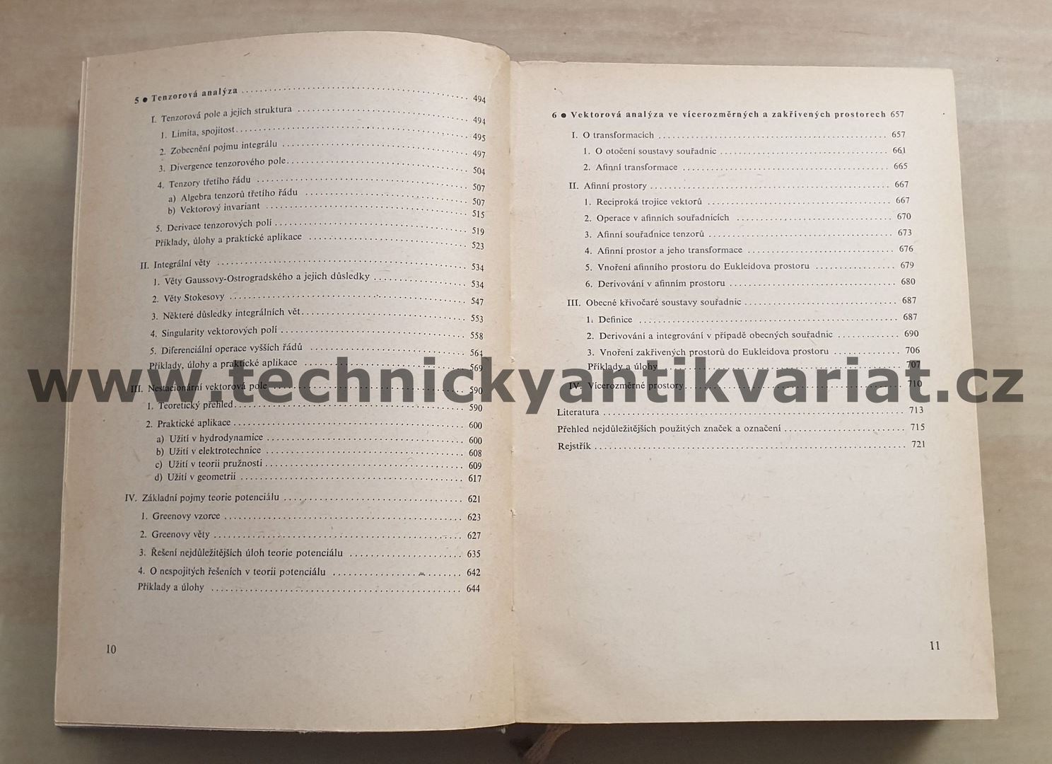 Vektorová a tenzorová analýza - Zs. Pachová, T. Frey (1964)