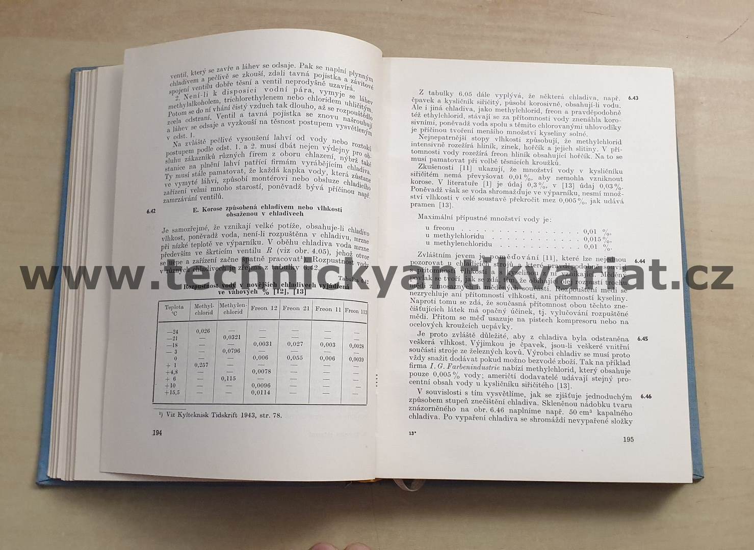Technika chlazení - Matts Backstrom (1959)
