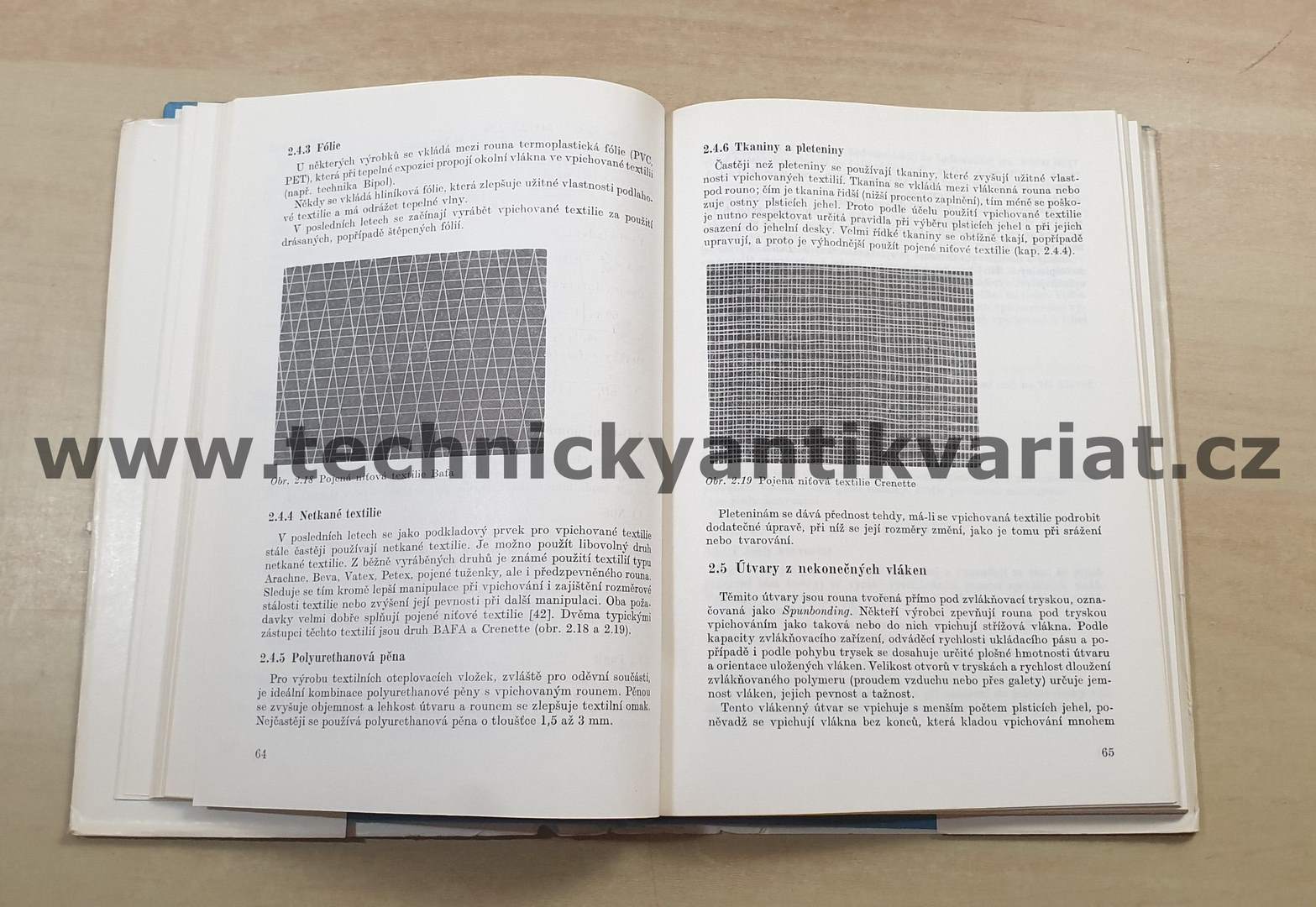 Textilní technologie vpichování - V. Mrština, F. Fejgl (1982)
