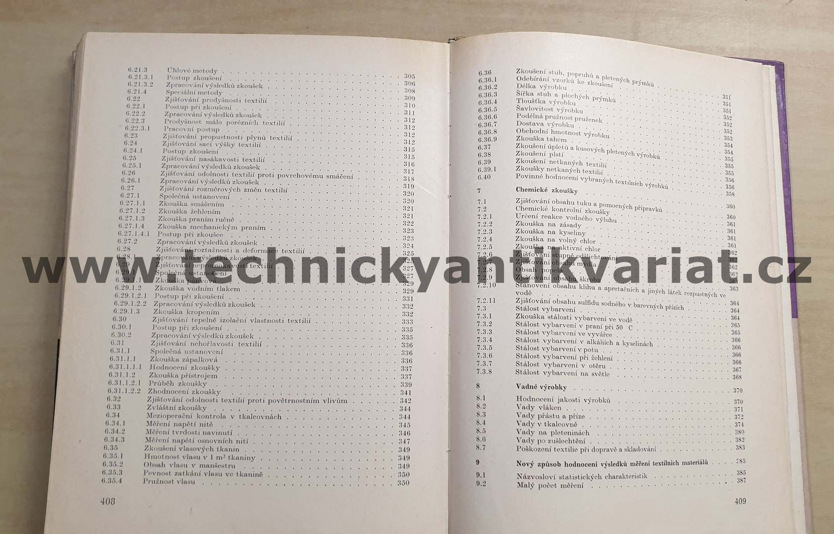 Zkoušení textilií - F.Pecháček, J.Jankovský (1976)