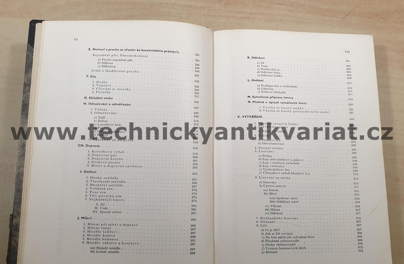 Keramika II. žárovzdorné zboží I. Rudolf Bárta (1948)