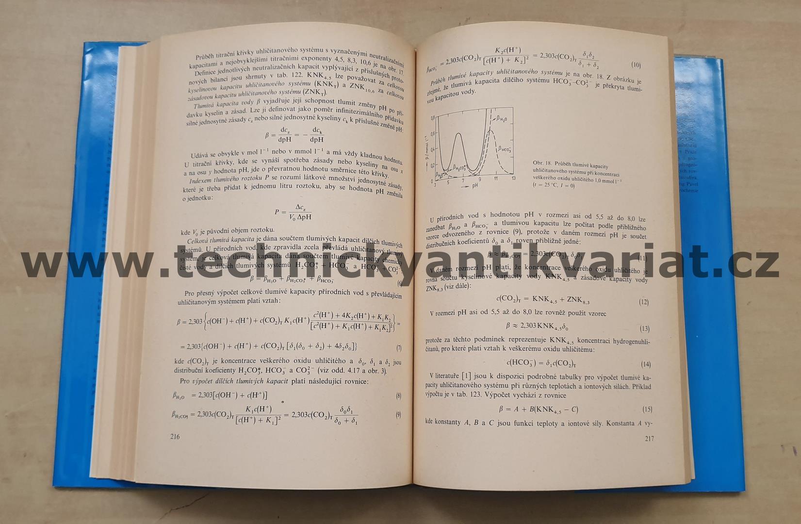 Hydrochemické tabulky - Pitter (1987)