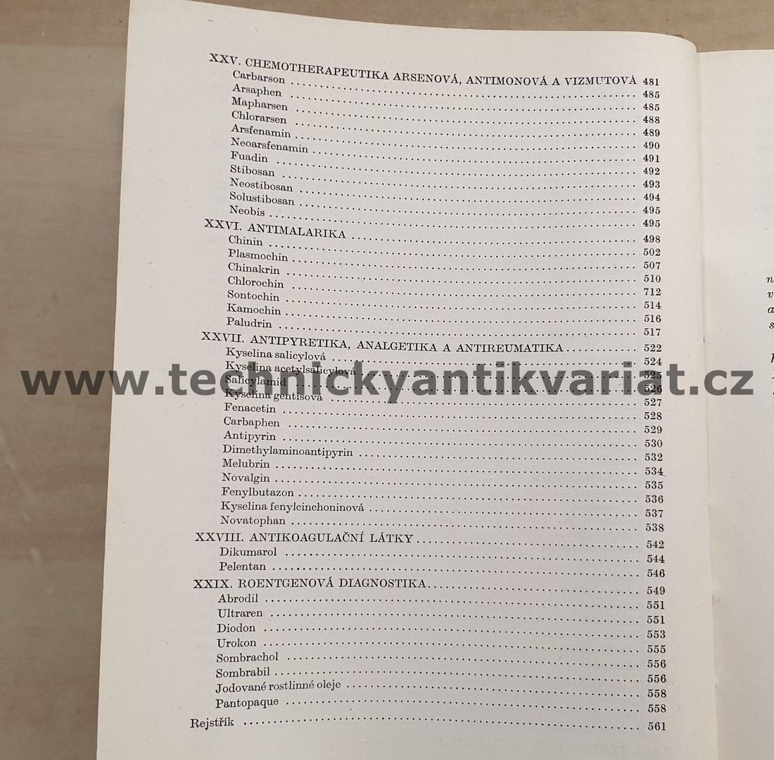 Synthetická léčiva - Buděšinský, Protiva (1954)
