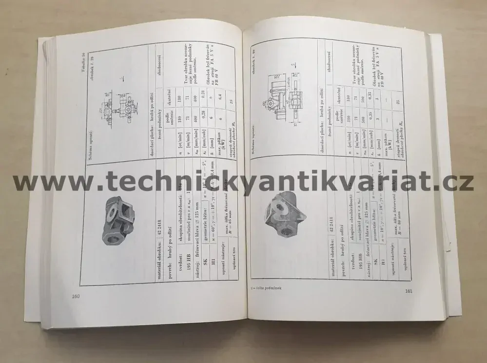 Volba podmínek pro výkonné frézování - Pechatý, Vodička (1969)