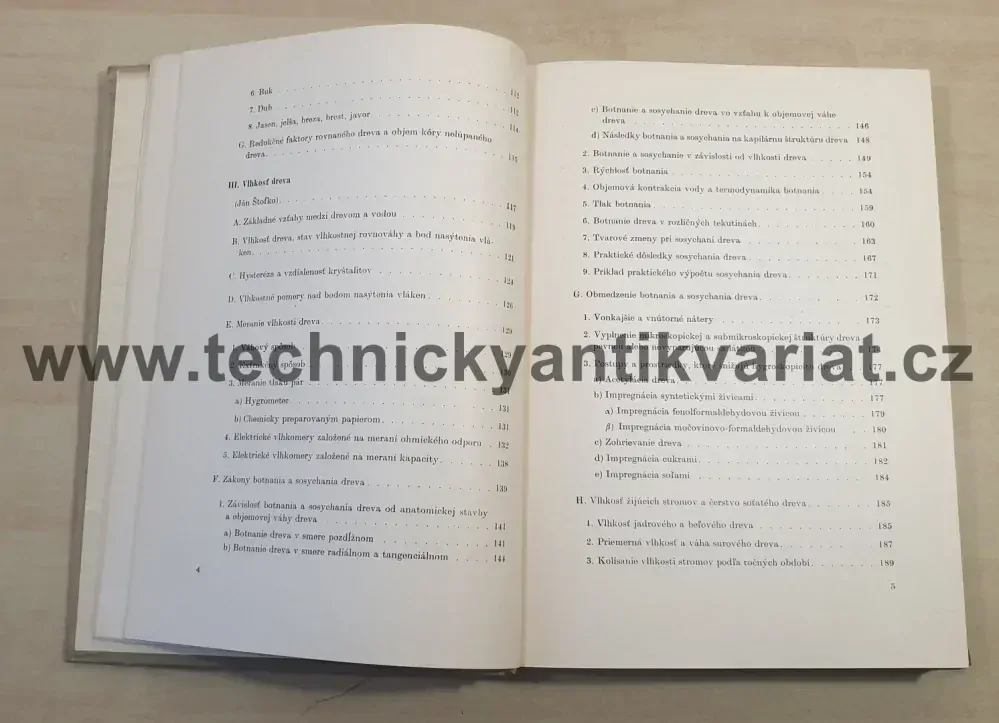 Mechanické a fyzikálne vlastnosti dreva - Lexa, Nečesaný, Paclt (1952)