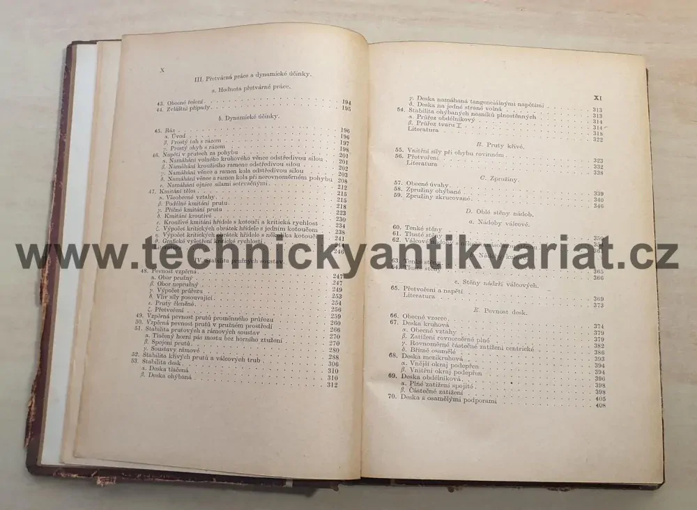 Nauka o pružnosti a pevnost - Z. Bažant, A. Nedoma, K. Spála (1944)