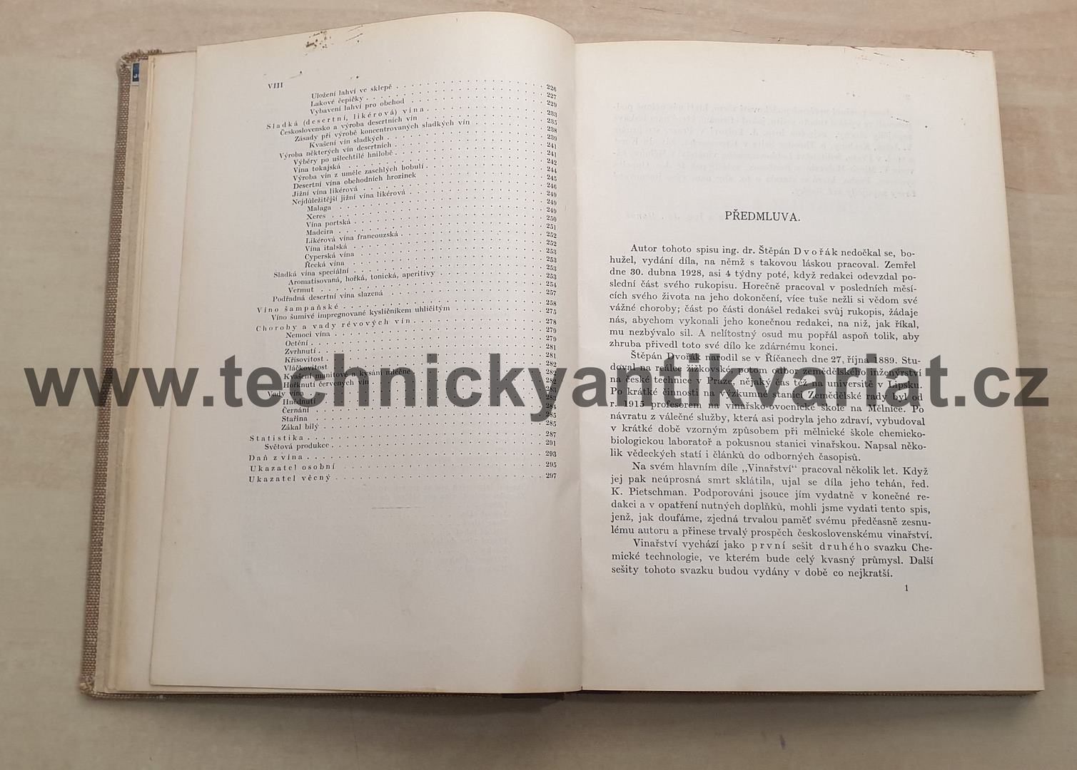 Vinařství - Štěpán Dvořák (1930)