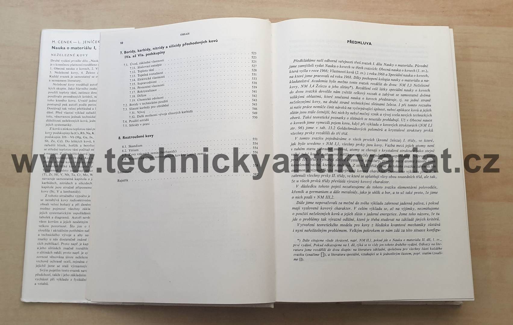 Nauka o materiálu I. Neželezné kovy 3 - Píšek, Jeníček, Ryš, (1973)