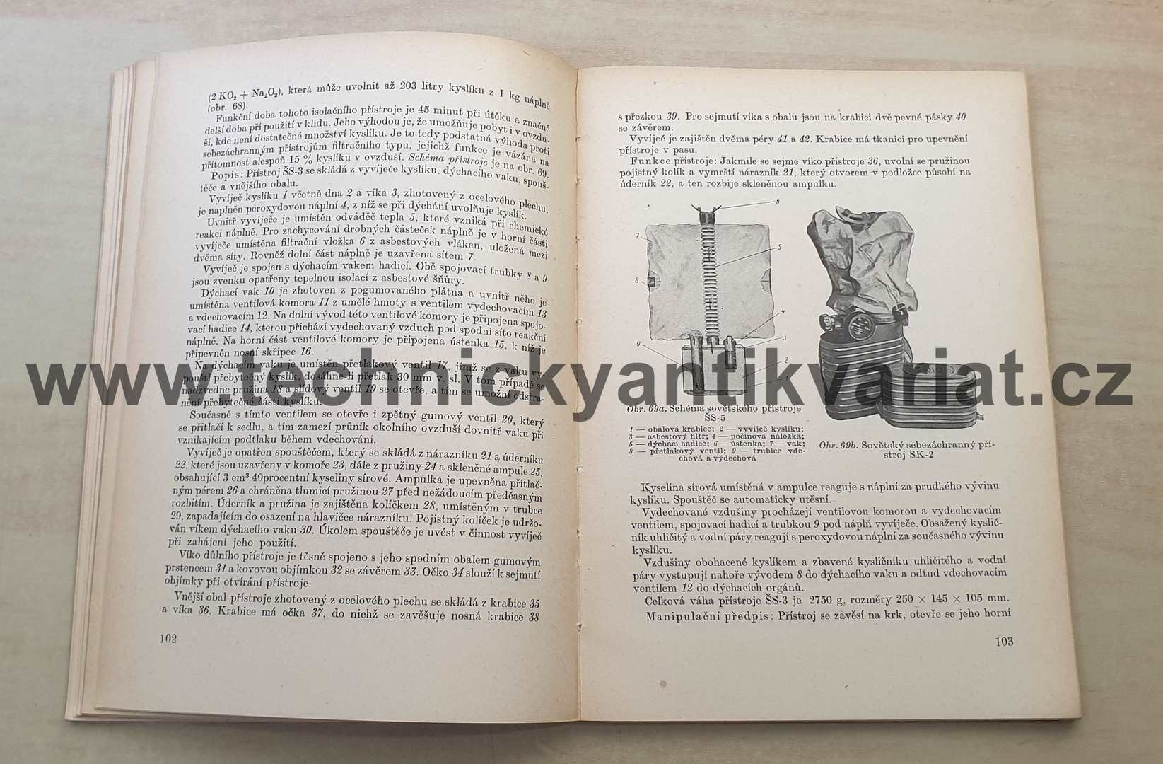 Ochranné a záchranné přístroje - B. Friedler, Z.Matoušek (1959)