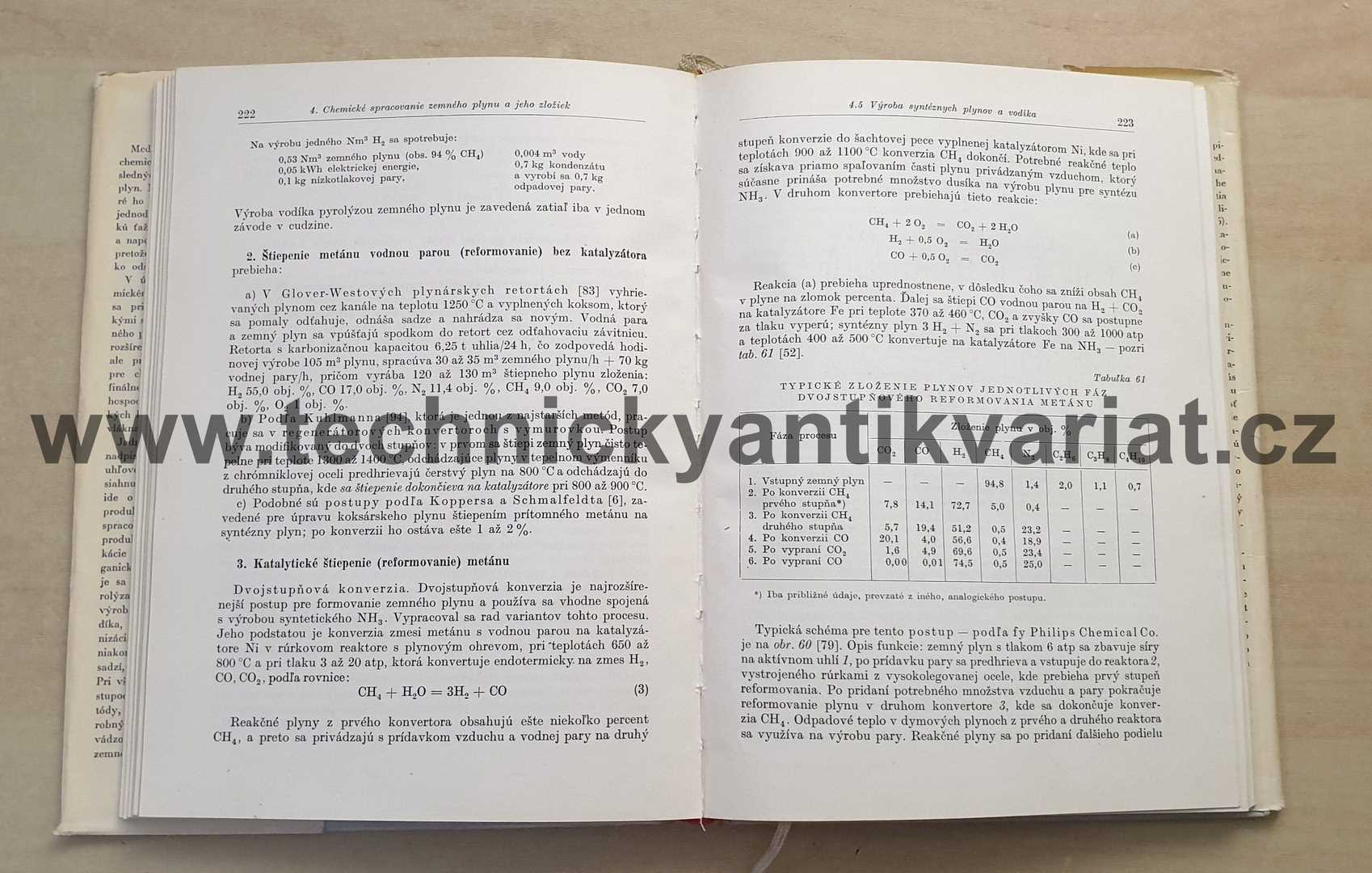Chemické spracovanie uhlovodíkov zemného plynu - M.Hrušovský (1961)