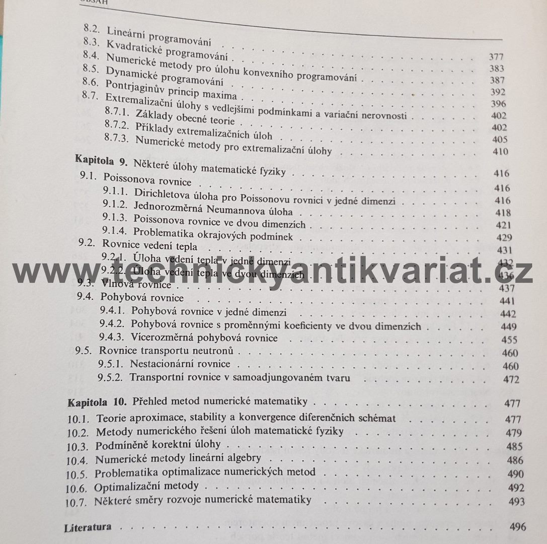 Metody numerické matematiky - G.I.Marčuk (1987)