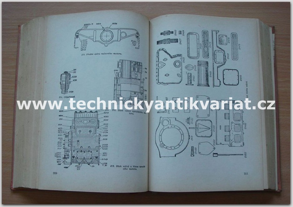 Traktor S100, S80 - popis, katalog náhradních dílů (1963)