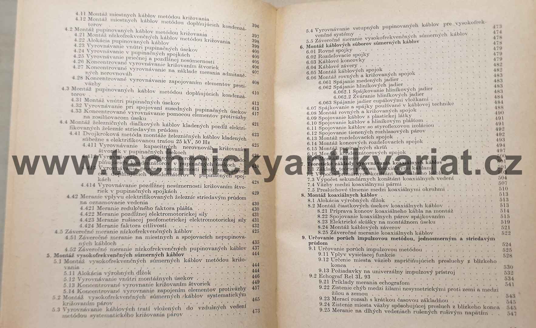 Montáž telefonich káblov - L.Zeman (1962)