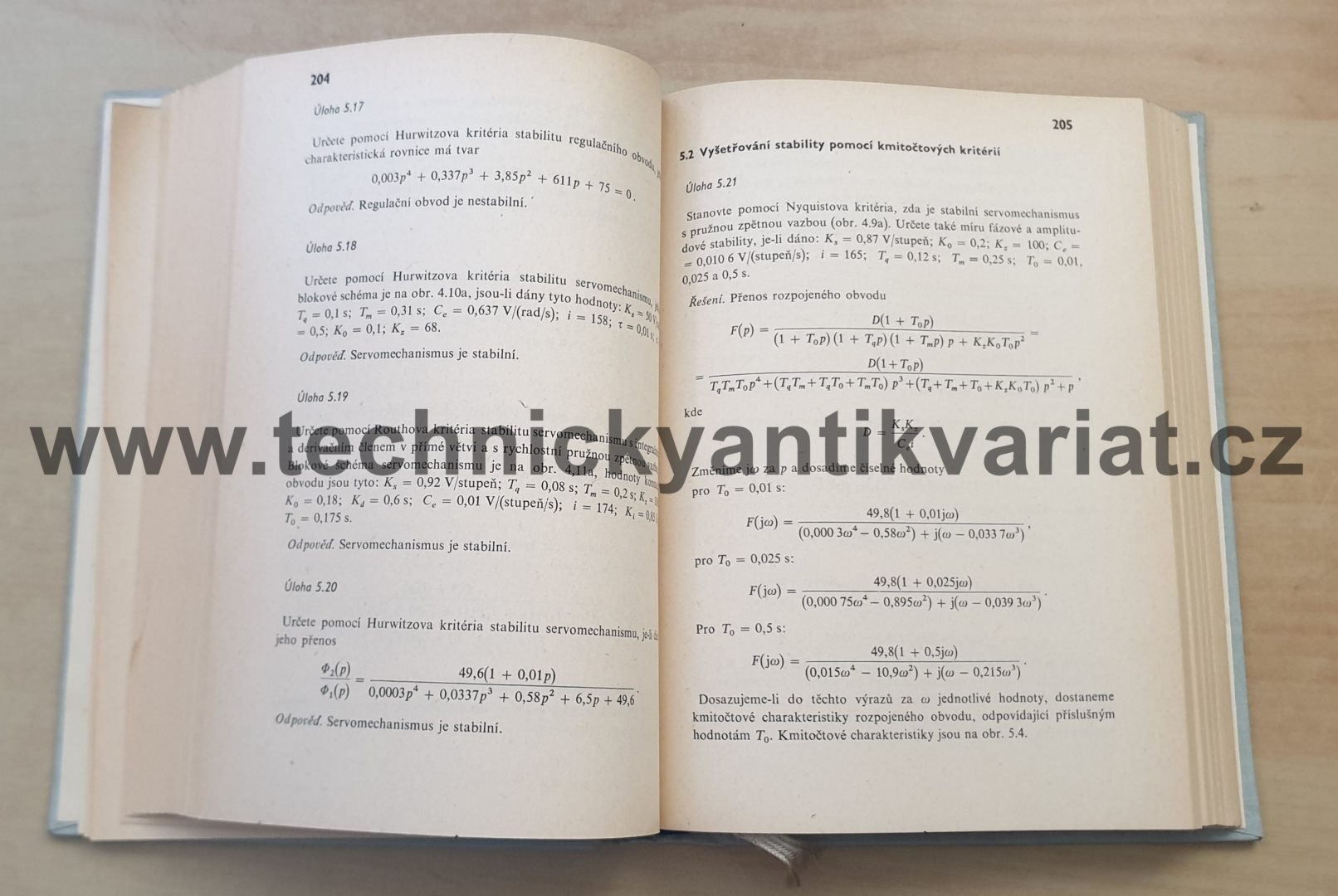 Řešení regulačních obvodů - Vasilev, Čuič (1964)