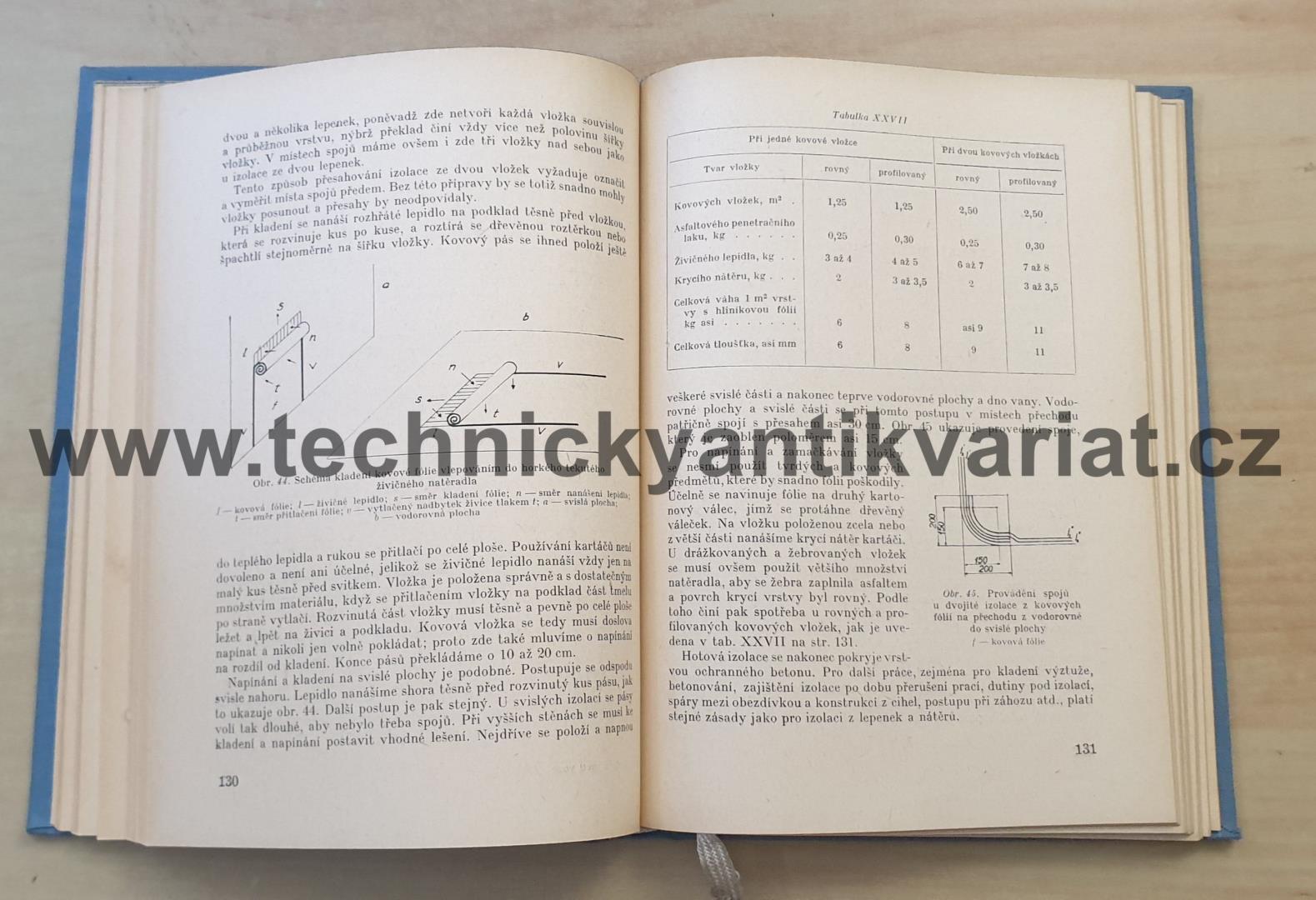 Izolace proti vodě - Vilém Cigánek (1960)
