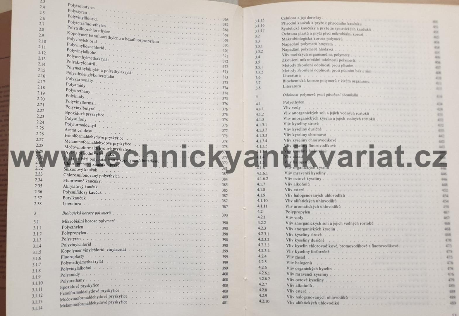 Odolnost plastů a pryží - Břetislav Doležal (1981)