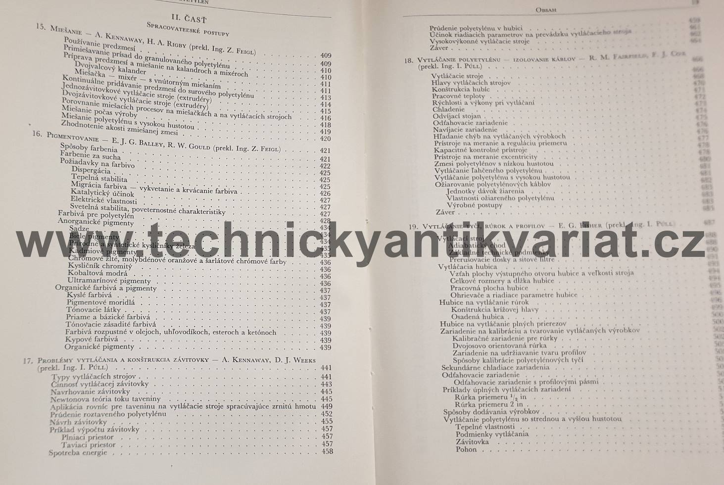 Polyetylén - A.Renfrew, P.Morgan (1966)
