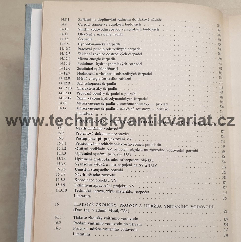 Technická zařízení budov I. vodovody - Musil, Ondrušek, Neval (1987)